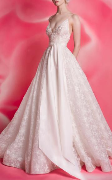 Isabelle Armstrong Taylor Plunge Ballgown