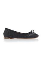 Miu Miu Leather Ballet Flats