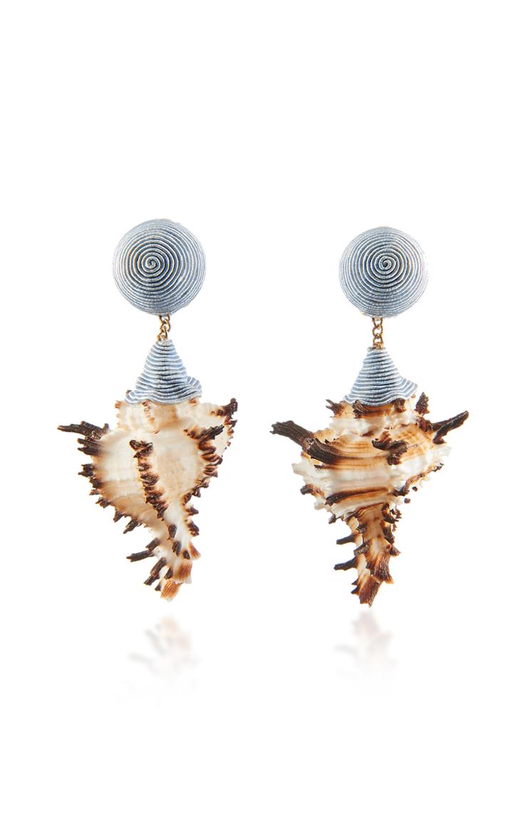 Rebecca De Ravenel Ophelia Blue Earrings