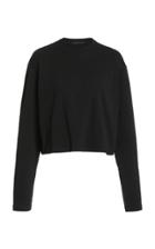 Wardrobe Nyc Oversized Cropped Cotton Long-sleeve T-shirt