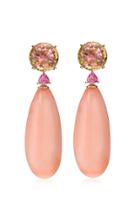 Moda Operandi Assael One Of A Kind 18k Pink Gold And Tourmaline Angel Skin Earrings