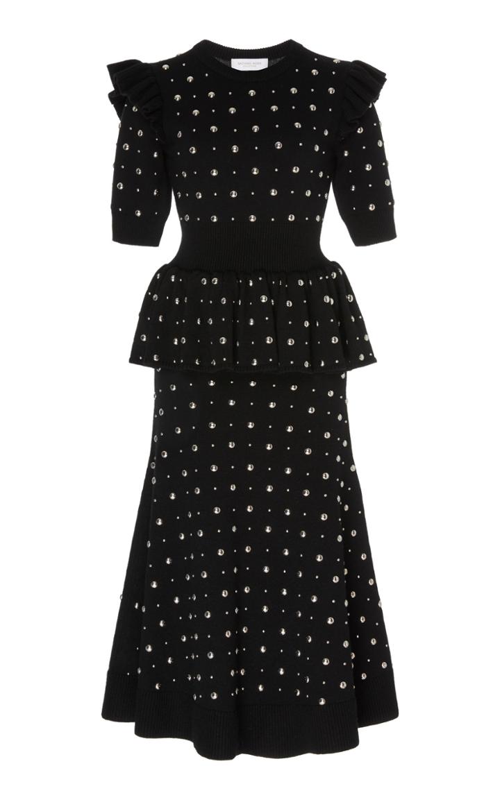 Moda Operandi Michael Kors Collection Stud-embellished Cashmere Dress Size: S