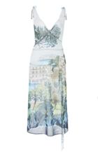 Altuzarra Ponza Silk Scenic Print Dress