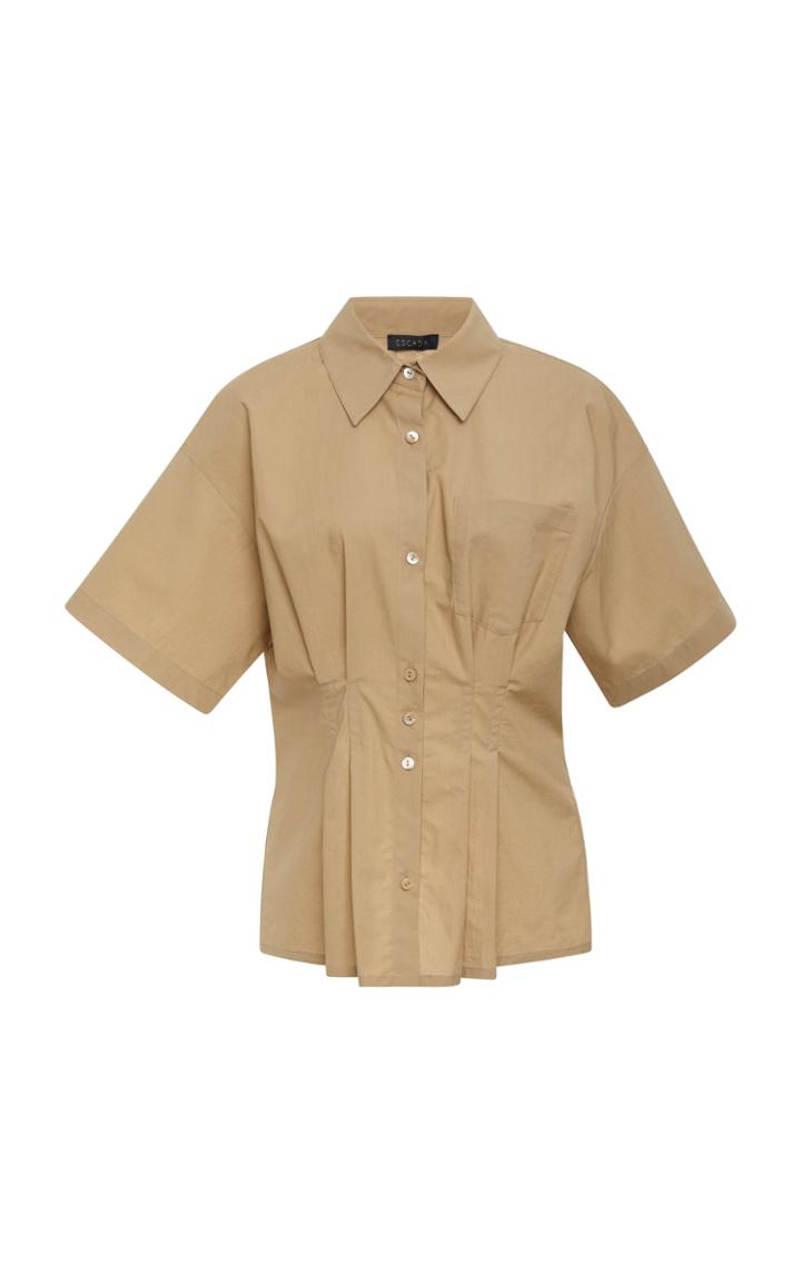 Escada Nijani Peplum Top