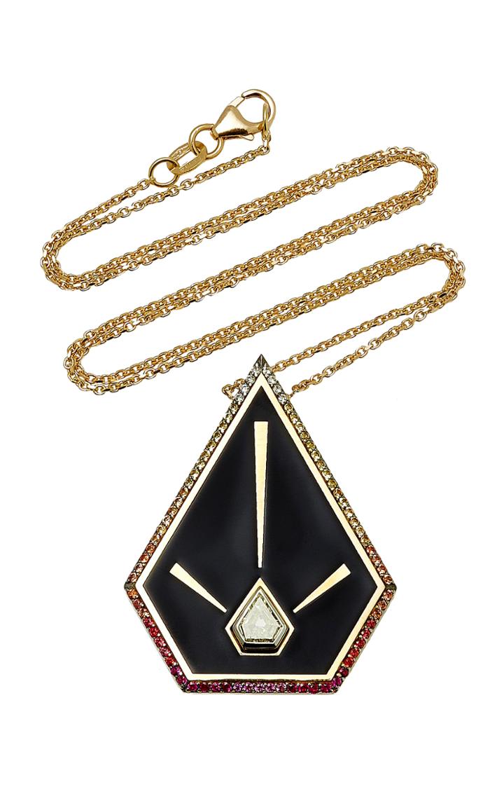 Ele Karela One-of-a-kind Blaze Pyramid Pendant