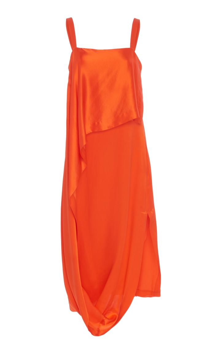 Temperley London Darling Draped Silk-blend Dress