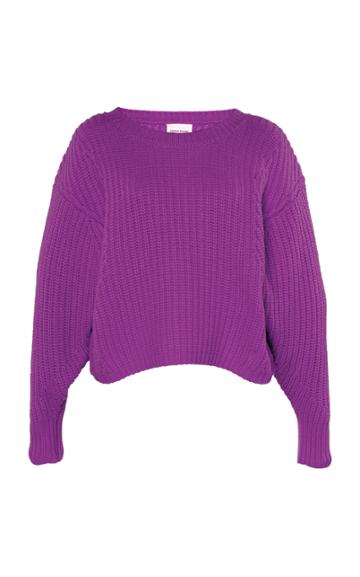 Loulou Studio Vivara Rib-knit Cropped Sweater