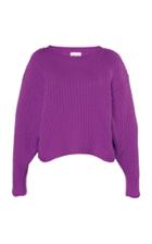 Loulou Studio Vivara Rib-knit Cropped Sweater