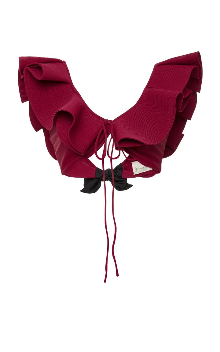 Johanna Ortiz Exclusive Calypso Ruffled Bikini Top