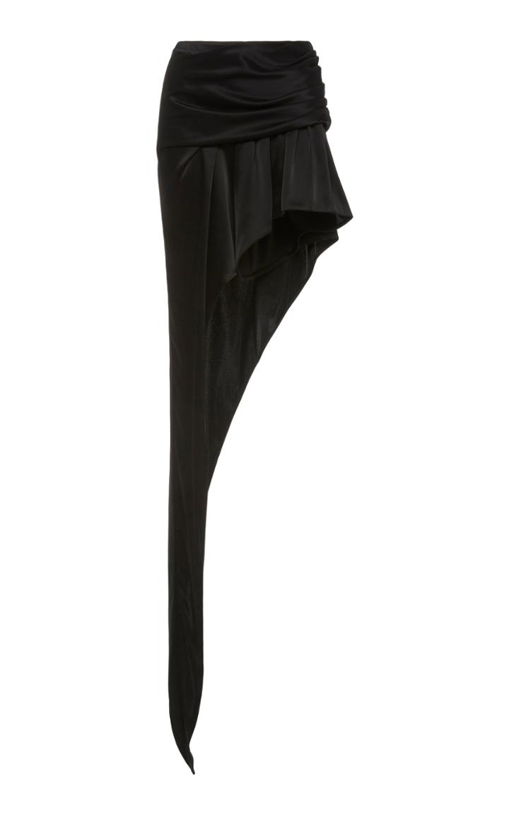 Alexander Wang Exposed Leg Sateen Mini Skirt