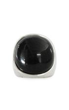 Moda Operandi Peter Do Stone Dome Silver-tone Ring