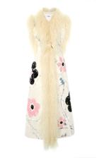 Moda Operandi Miu Miu Floral-print Embellished Vinyl Vest Size: 36