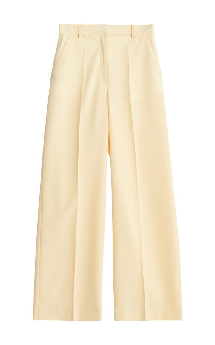 Moda Operandi By Malene Birger Saule Crepe Wide-leg Trousers