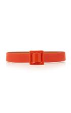 Ralph Lauren Goatskin Covered Square Belt