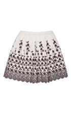 Ulla Johnson Daisy Floral Embroidered Isidora Skirt