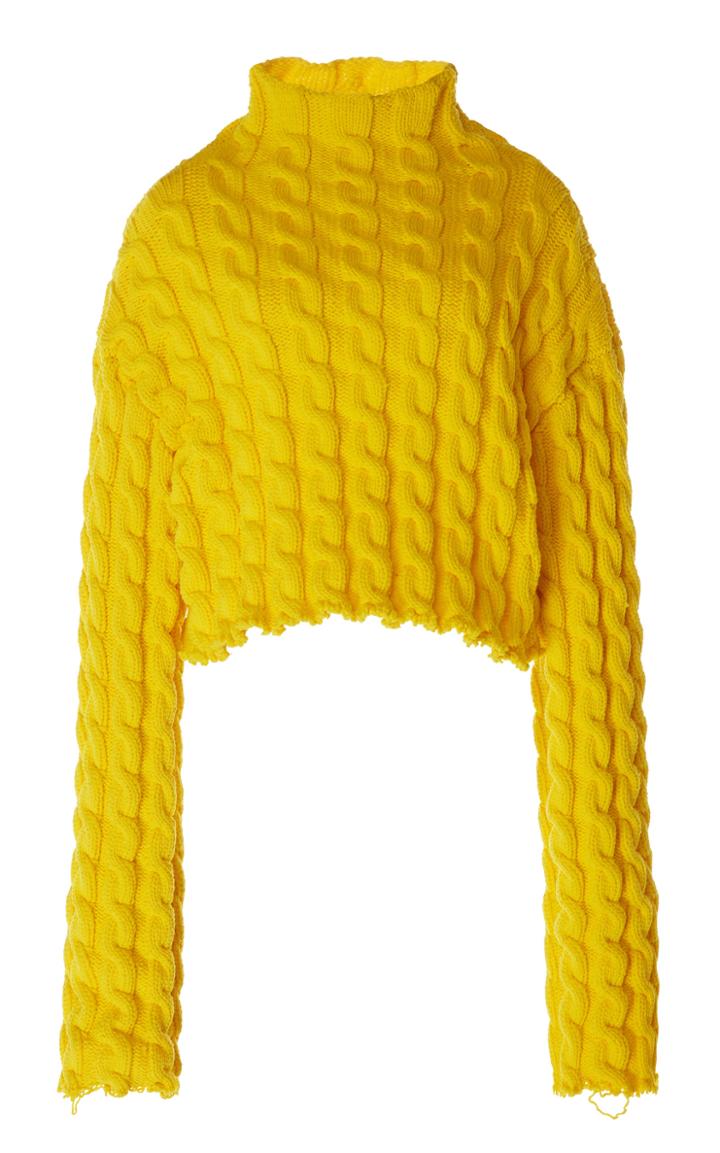 Balenciaga Oversized Cable-knit Sweater
