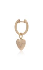 With Love Darling Heartbeat 14k Gold Diamond Earring