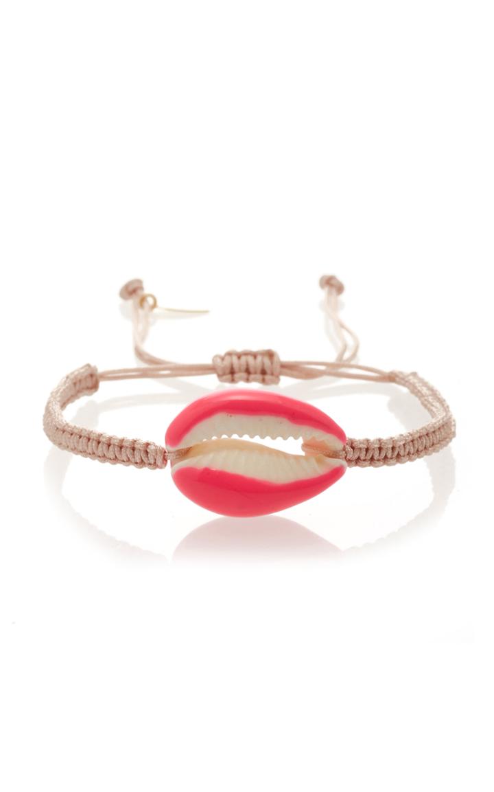 Maison Irem Shell And Macrame Bracelet