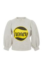 Ganni Graphic Balloon Sleeve Sweatshirt