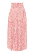 Rachel Gilbert Arietta Patterned Silk-chiffon Wide-leg Pants