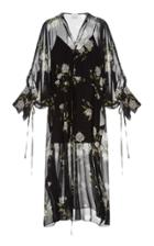 Elenareva Printed Silk Midi Dress