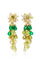Anabela Chan Emerald Coralbell Earrings