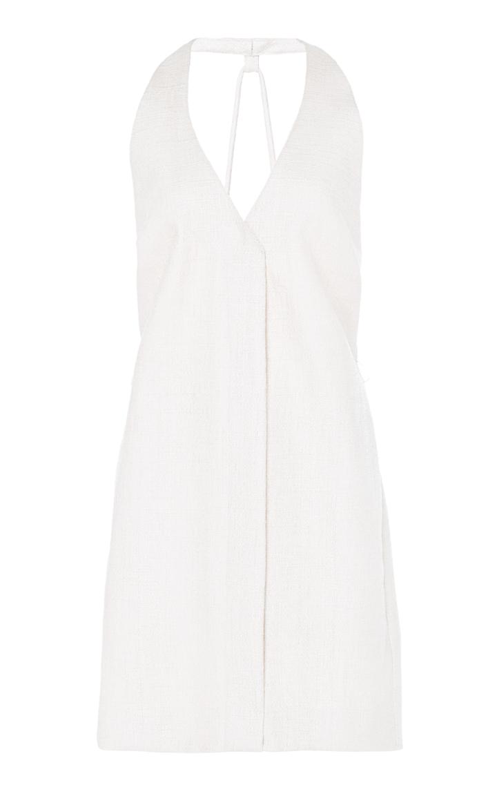 Cult Gaia Nahla Halter Cotton Mini Dress