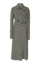 Jil Sander Fontainebleau Striped Midi Coat