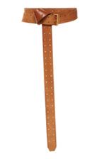 Agnona Suede And Leather Double-wrap Military Belt