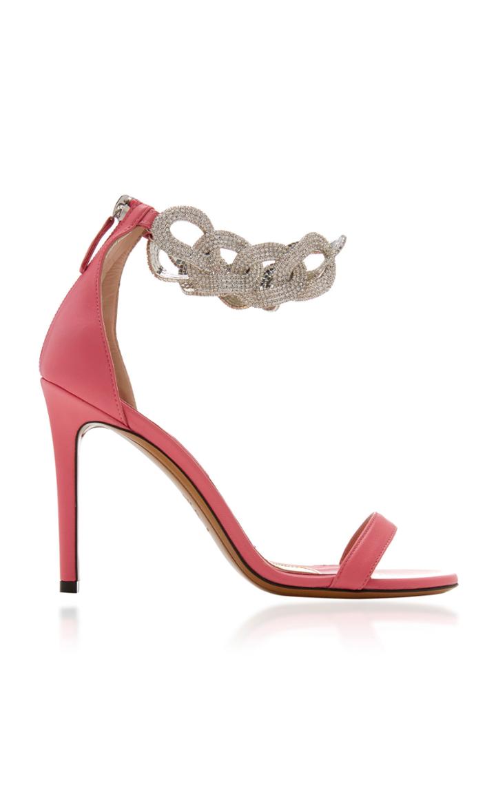 Moda Operandi Alexandre Vauthier Elsa Leather Sandals Size: 36.5