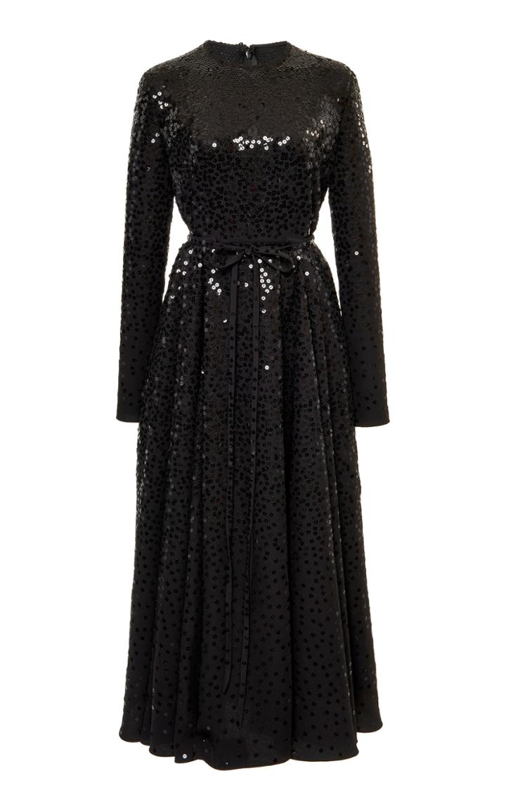 Moda Operandi Valentino Embroidered Silk Dress