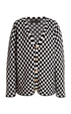 Moda Operandi The Elder Statesman Checker Cashmere Cardigan