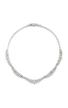 Nam Cho Riviera 18k White Gold Sapphire Necklace