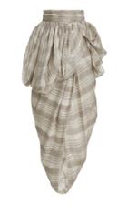 Moda Operandi Altuzarra Zalie Linen-silk Plaid Skirt
