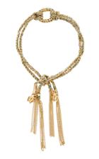 Carolina Bucci Lucky Strength Bracelet With Sacrab Charms And One Pave Link