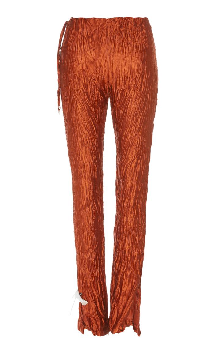 Peet Dullaert Crushed Saga Silk Trousers