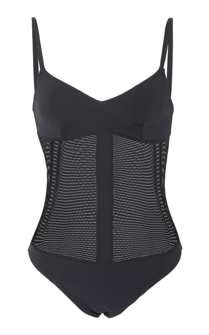 Cynthia Rowley Mesh One Piece Swimsuit