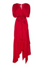 Silvia Tcherassi Protea Floral Jacquard Dress