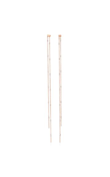White/space 14k Rose Gold Earrings