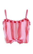 Dodo Bar Or Melania Fringed Cropped Top