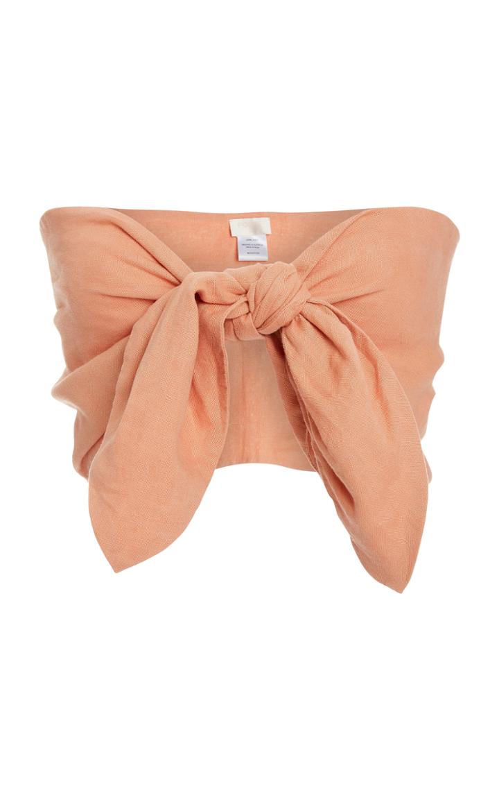 Posse Micky Knot-detailed Bandeau Top