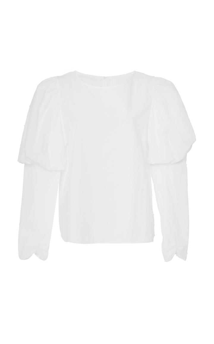 Merlette Kerala Poplin Puff Sleeve Blouse
