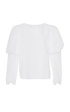 Merlette Kerala Poplin Puff Sleeve Blouse