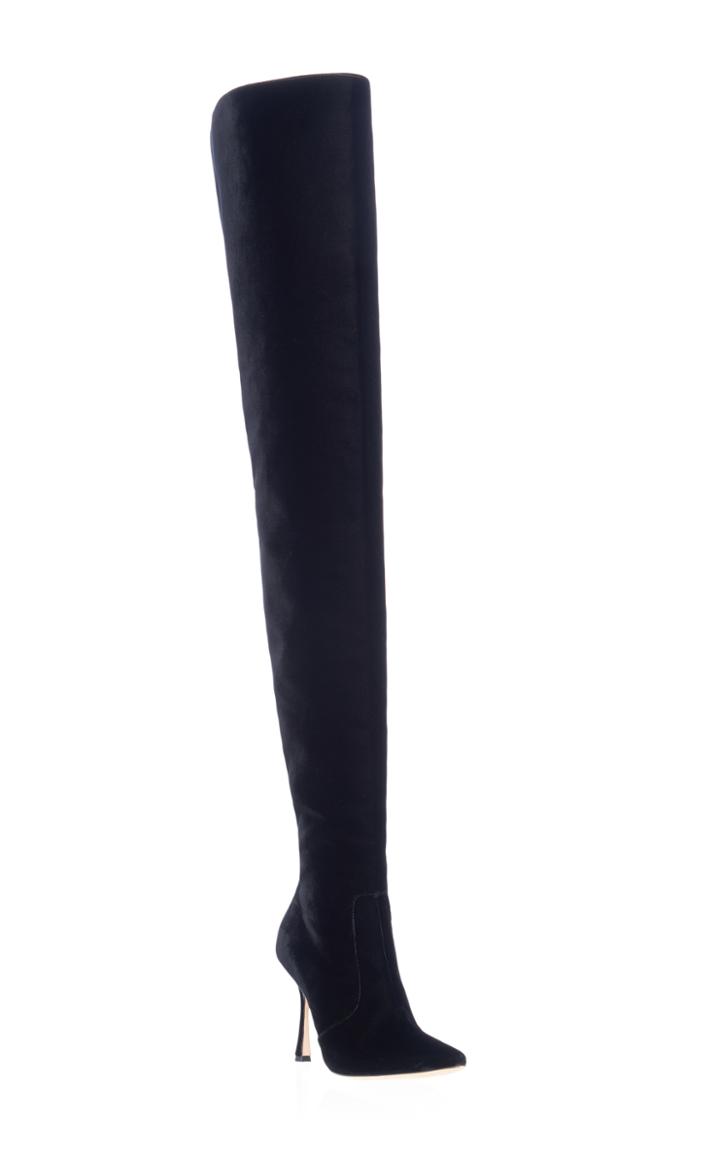 Manolo Blahnik Temabo Over The Knee Boot