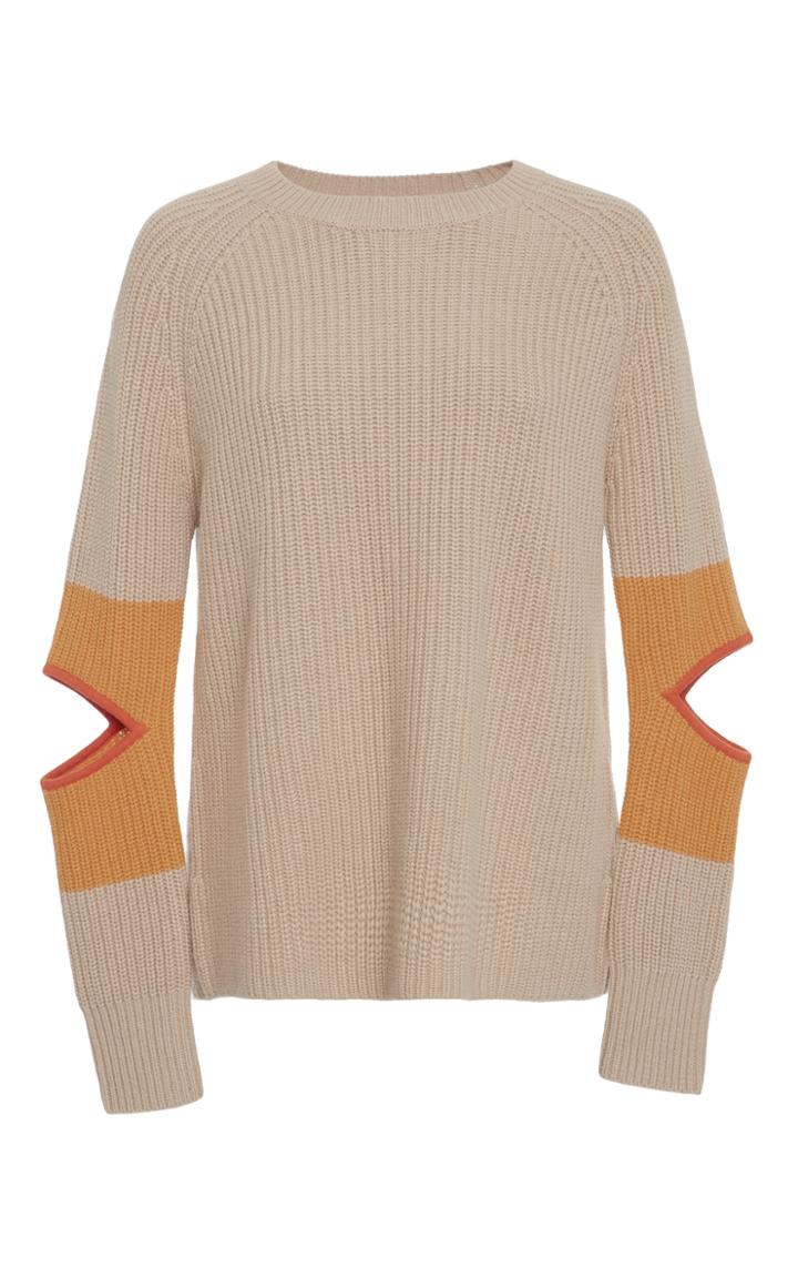 Zo Jordan Stone Hubble Slit Knit Top