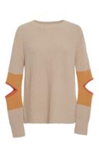 Zo Jordan Stone Hubble Slit Knit Top