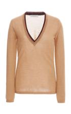 Moda Operandi Gabriela Hearst Lorenco Contrast-tipped Cashmere-silk Sweater