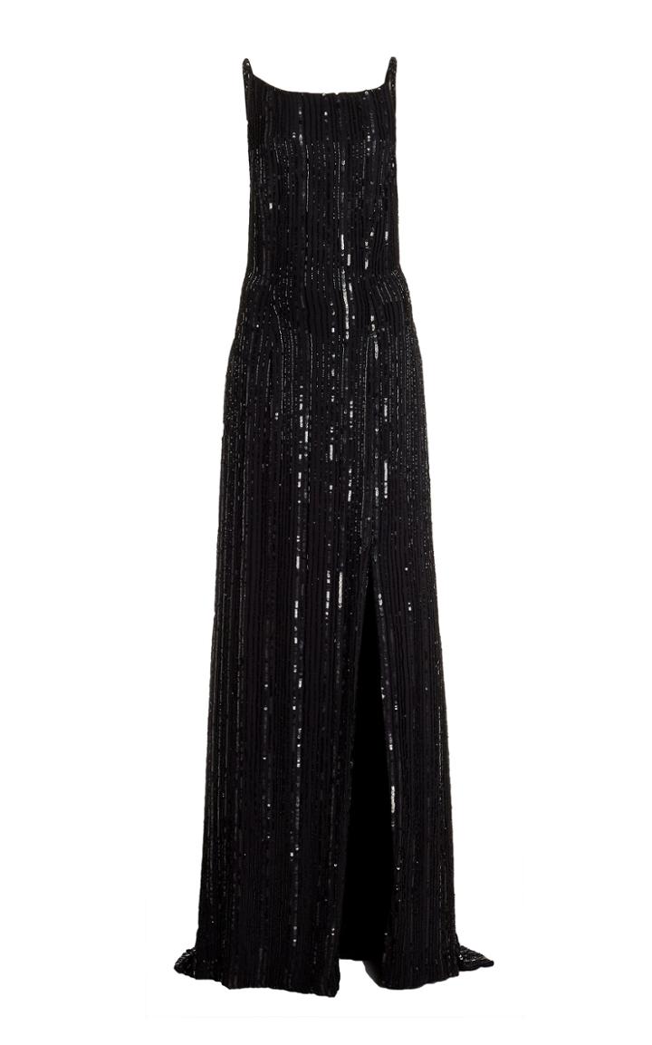 Moda Operandi Burnett New York Embroidered Sequined Gown