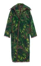 Moda Operandi Dolce & Gabbana Fringe-trimmed Woven Coat Size: 36