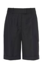 Boyarovskaya Wool Cargo Shorts